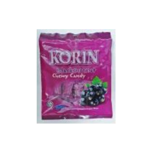 korin chewy candy blackcurrant